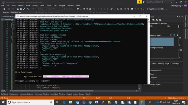 How To Create An Http Trigger Azure Function App Using Visual Studio 2017 - Gradient Design Collection - Mobile Quality